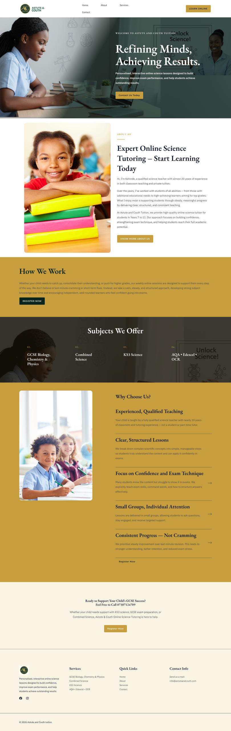 Astute and Couth Tuition